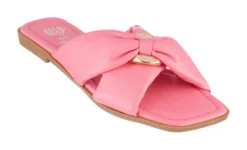 GC Shoes Perri Knotted Cross Strap Squared Toe Slide Flat Sandals -Georgia Shoes Shop GUEST 013d68a1 475a 450a be9f dd35a9a421ed