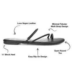 Journee Collection Womens Tanaya Slide Low Block Heel Sandals -Georgia Shoes Shop GUEST 01c4b7a7 9385 420c b9b1 ccdb02c2e6ba