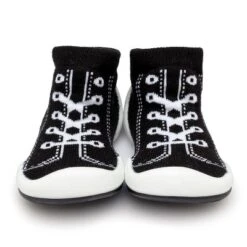 Komuello Toddler First Walk Sock Shoes - Sneakers Black