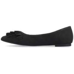 Journee Collection Womens Judy Slip On Pointed Toe Ballet Flats