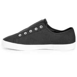 Women's WIDE FIT Laceless Trainer - Black | EVANS 11 Women's WIDE FIT Laceless Trainer - Black | EVANS -Georgia Shoes Shop GUEST 03fca14a 9ad1 4755 ae0b 01678824d2fe