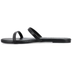 Journee Collection Womens Adyrae Tru Comfort Foam Slide Flat Sandals