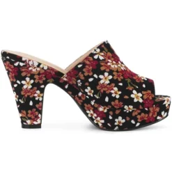Perphy Women's Platform Floral Chunky Heel Slides Sandals -Georgia Shoes Shop GUEST 04d27984 3b83 4977 8bb4 3ae0b4956d99