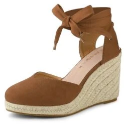 Allegra K Women's Closed Toe Espadrilles Wedges Tie Up Wedge Sandals -Georgia Shoes Shop GUEST 04f4405d 2267 4edd ae0f 1ac1e52c44d0