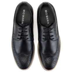 Mio Marino - Men's Ornate Wingtip Oxford Shoes