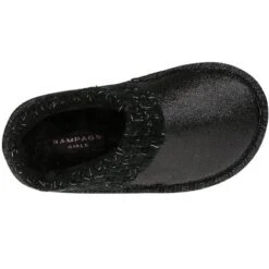 Rampage Girl's Fluffy And Cute Glitter Slippers With Knit Collar & Faux Fur Sock Detail -Georgia Shoes Shop GUEST 07589a6a 5e66 4576 8faf 9af2b434a607