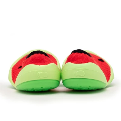 Komuello Baby Girl First Walk Sock Shoes Flat Style - Flat Watermelon 5 Komuello Baby Girl First Walk Sock Shoes Flat Style - Flat Watermelon - Image 3