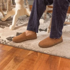 MUK LUKS Men's Eric Printed Berber Suede Slip On -Georgia Shoes Shop GUEST 097595e6 2cba 4fdd 857f 6f52da2cbe90