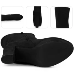 Perphy Women's Platform Chunky Heel Round Toe Over The Knee Thigh High Boot -Georgia Shoes Shop GUEST 0997f0da 2628 4729 8a8a 31f7f6617b8b