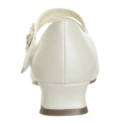 Josmo Girls Flower Mary Jane Dress Shoes. (Little Kids/Big Kids). 5 Josmo Girls Flower Mary Jane Dress Shoes. (Little Kids/Big Kids). - Image 3