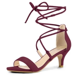 Allegra K Women's Kitten Heel Lace Up Open Toe Sandals 23 Allegra K Women's Kitten Heel Lace Up Open Toe Sandals -Georgia Shoes Shop GUEST 0a21ea6d ed45 4887 8288 620488170e18