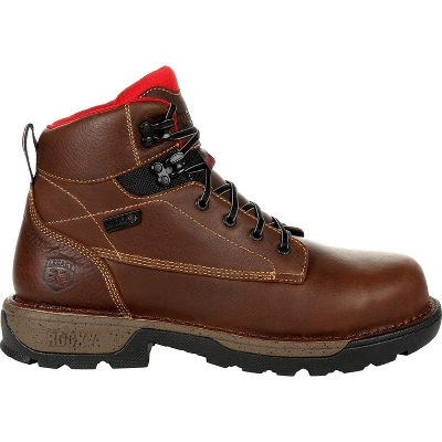 Rocky Boots Men's Brown Rocky Legacy 32 6" Composite Toe Waterproof Work Boot Size 10.5 8 Rocky Boots Men's Brown Rocky Legacy 32 6" Composite Toe Waterproof Work Boot Size 10.5 - Image 6
