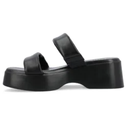 Journee Collection Womens Veradie Tru Comfort Foam Slip On Platform Sandals