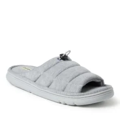 Dearfoams Men's Adrian Quilted Sweatshirt Slide Slippers -Georgia Shoes Shop GUEST 0cc46cc4 6134 4301 b238 0517c412c260