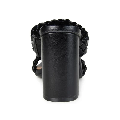 Journee Collection Womens Melissa Open Toe High Block Heel Pumps 4 Journee Collection Womens Melissa Open Toe High Block Heel Pumps - Image 2