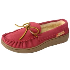 Alpine Swiss Sabine Womens Genuine Suede Shearling Slip On Moccasin Slippers -Georgia Shoes Shop GUEST 0d775dfd d136 4b3b ab14 40d4767f5cc1