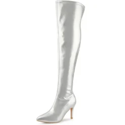 Allegra K Women's Pointed Toe Stiletto Heels Over The Knee High Boots -Georgia Shoes Shop GUEST 0ee7560a c5ad 495d b4b3 5818e8cdace5