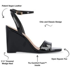 Journee Collection Womens Konna Tru Comfort Foam Mid Heel Wedge Sandals -Georgia Shoes Shop GUEST 0f1ebdaf 56ed 41d1 abb6 c399341cc11e