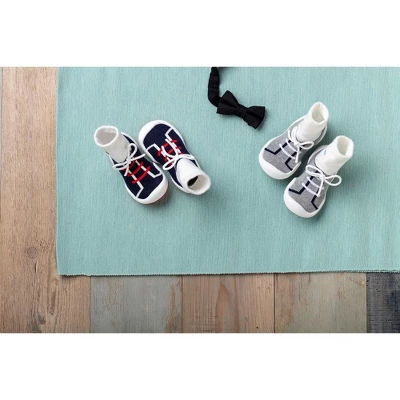 Komuello Baby Boy First Walk Sock Shoes String Navy 9 Komuello Baby Boy First Walk Sock Shoes String Navy - Image 7