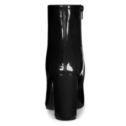 Allegra K Women's Pointed Toe Zip Chunky Heels Ankle Boots -Georgia Shoes Shop GUEST 10077249 a51c 4ed9 aaeb 80c9b9bcdd34