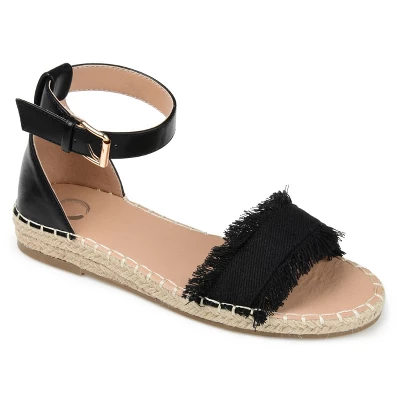 Journee Collection Womens Tristeen Tru Comfort Foam Espadrille Sliver Wedge Sandals 11 Journee Collection Womens Tristeen Tru Comfort Foam Espadrille Sliver Wedge Sandals - Image 9