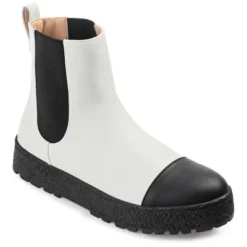 Journee Collection Womens Jenie Round Toe Flat Chelsea Booties -Georgia Shoes Shop GUEST 12c58c36 322e 43fa 9921 367b131950f7