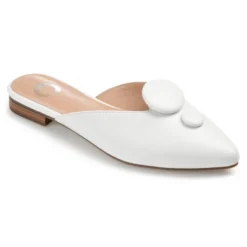 Journee Collection Womens Mallorie Slip On Pointed Toe Mules Flats -Georgia Shoes Shop GUEST 12dfa043 e18e 4b5b 997d 923b3c484496