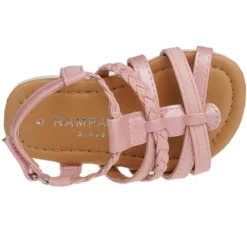 Rampage Toddler Girl's Strappy Ankle Strap Fashion Sandals/Flats With Braided Straps -Georgia Shoes Shop GUEST 1463e813 90b6 435d bba5 f05a5494da55