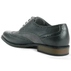 Alpine Swiss Zurich Mens Wing Tip Oxfords Two Tone Brogue Medallion Dress Shoes