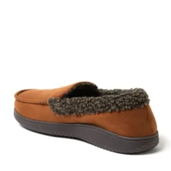 Dearfoams Men's Alexander Microsuede Moccasin Slipper