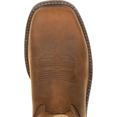 Men's Brown Georgia Boot Carbo-Tec LT Alloy Toe Waterproof Pull-On Boot Size 10 7 Men's Brown Georgia Boot Carbo-Tec LT Alloy Toe Waterproof Pull-On Boot Size 10 - Image 5