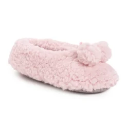 MUK LUKS Women's Moisturized And Infused Ballerina Slipper Sock -Georgia Shoes Shop GUEST 187a9c26 ec6f 4f32 8f74 0866781d23ea