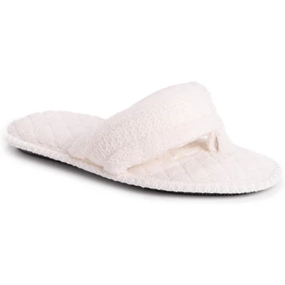 MUK LUKS Women's Darlene Thong Slipper 11 MUK LUKS Women's Darlene Thong Slipper - Image 9
