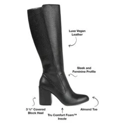Journee Collection Womens Tavia Tru Comfort Foam Wide Calf Block Heel Knee High Boots -Georgia Shoes Shop GUEST 19a59098 773e 4da4 8fb3 6bd439b17d68