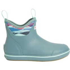 Women's Xtratuf 6 In Beach Glass Ankle Deck Boot, XWAB2BG, Blue -Georgia Shoes Shop GUEST 19c371db a163 4abd aae4 72bd9bb0d8db