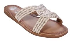 GC Shoes Janell Knotted Woven Slide Flat Sandal -Georgia Shoes Shop GUEST 1a242e69 56c9 4fb4 af03 a24e44aef418