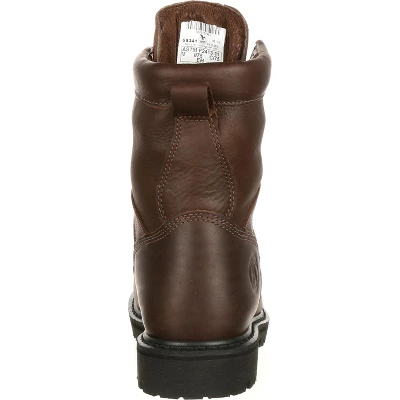 Men's Brown Georgia Boot Lace-to-Toe Steel Toe Waterproof Work Boot Size 12(Wide) 5 Men's Brown Georgia Boot Lace-to-Toe Steel Toe Waterproof Work Boot Size 12(Wide) - Image 3