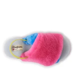 Dearfoams Adult Unisex Color Block Genuine Shearling Slingback Slide -Georgia Shoes Shop GUEST 1a5e10e8 65b5 4fc6 860c 650fac1e19ce