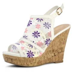 Allegra K Women's Open Toe Platform Heel Lace Wedges Sandals 37 Allegra K Women's Open Toe Platform Heel Lace Wedges Sandals -Georgia Shoes Shop GUEST 1bd19fd8 051a 4007 ad89 7e308bc30dec