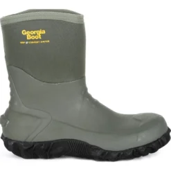 Men's Green Georgia Boot Waterproof Mid Rubber Boot Size 9 -Georgia Shoes Shop GUEST 1bdf3632 b142 485f b1af 72339cc2da71