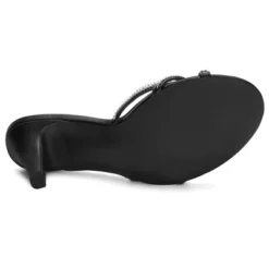 Allegra K Women's Rhinestone Strappy Heel Mules -Georgia Shoes Shop GUEST 1c2f3c79 1f1d 4fcb a17e 35af945408be