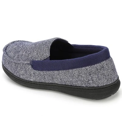 RockDove Men's SILVADUR Tweed Memory Foam Moc Slipper 5 RockDove Men's SILVADUR Tweed Memory Foam Moc Slipper - Image 3