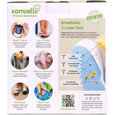 Komuello Toddler Boy First Walk Sock Shoes Tyno 7 Komuello Toddler Boy First Walk Sock Shoes Tyno - Image 5