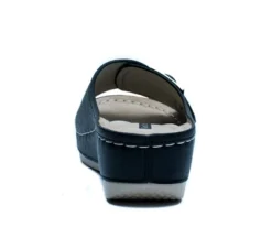 GC Shoes Justina Buckle Comfort Slide Wedge Sandals -Georgia Shoes Shop GUEST 1e6bcb87 7275 430d a790 7c92b1ddfdec