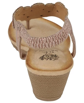 GC Shoes Chloe Embellished Slingback Wedge Sandals 4 GC Shoes Chloe Embellished Slingback Wedge Sandals - Image 2