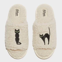 Dluxe By Dearfoams Women's Halloween Cat Slippers - Cream 11 Dluxe By Dearfoams Women's Halloween Cat Slippers - Cream -Georgia Shoes Shop GUEST 1f7ddc16 d7cb 4884 805a 9f9c17e8810b