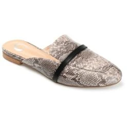 Journee Collection Womens Reneye Slip On Almond Toe Mules Flats -Georgia Shoes Shop GUEST 1f978ab9 b35a 48cc 869a 90dc997f5b45