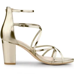 Allegra K Women's Strappy Crisscross Strap Block Heels Sandals 17 Allegra K Women's Strappy Crisscross Strap Block Heels Sandals -Georgia Shoes Shop GUEST 2072d059 586d 4305 a9e9 ce09c896803d