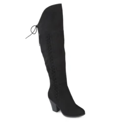 Journee Collection Womens Spritz-s Stacked Heel Over The Knee Boots -Georgia Shoes Shop GUEST 20a67ed6 7a1a 4b10 b42f f5857373490b