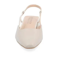 Journee Collection Womens Paislee Sling Back Block Heel Square Toe Flats -Georgia Shoes Shop GUEST 20be8927 1446 4db5 bd1d 30157c9a286f